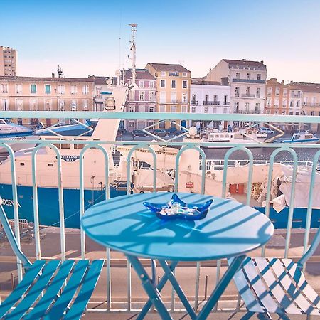 "Mario" BALCONS SUR LE CANAL ROYAL, belle vue, climatisé Sète Exterior foto