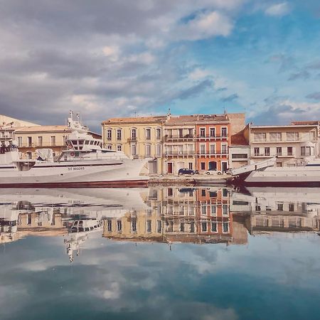 "Mario" BALCONS SUR LE CANAL ROYAL, belle vue, climatisé Sète Exterior foto